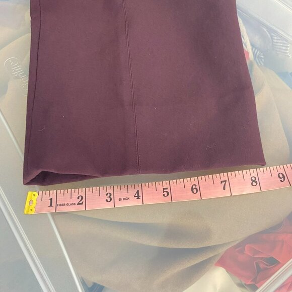 NWT VINCE Pants Plus Size Maroon Burgundy Purple Pull On Career Pants XXXL 3X - Picture 16 of 16